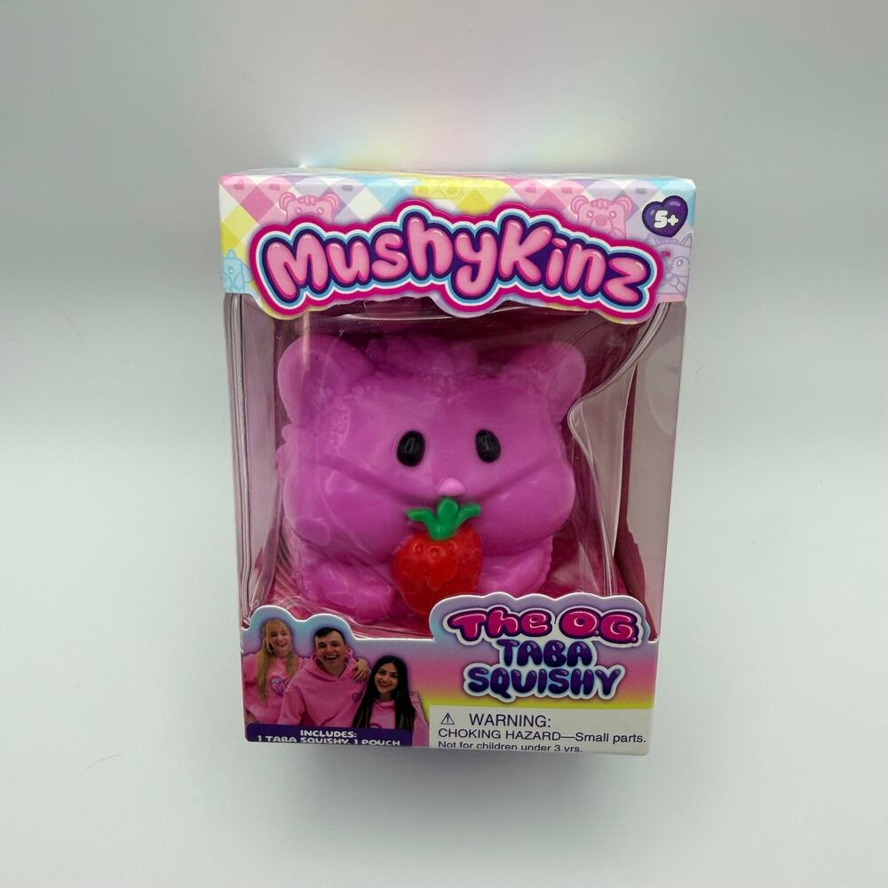 MushyKinz Rosy Hamster OG Taba Squishy Strawberry Sensory Toy NEW